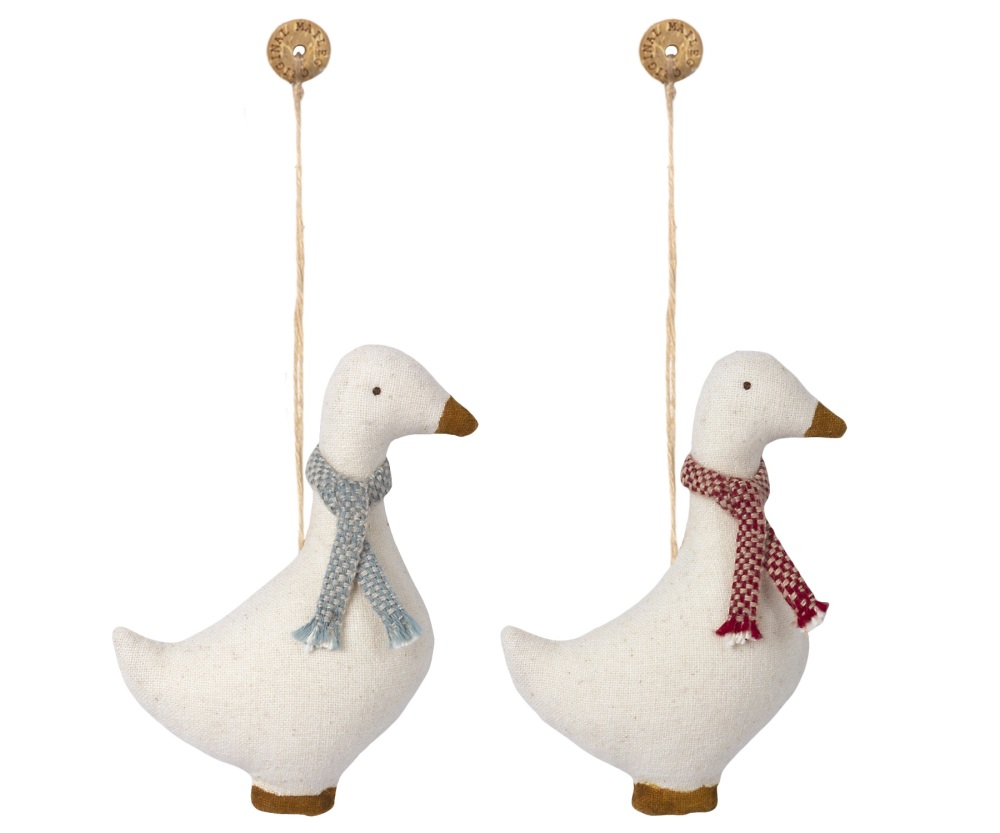 Maileg Set of 2 Goose Tree Ornaments