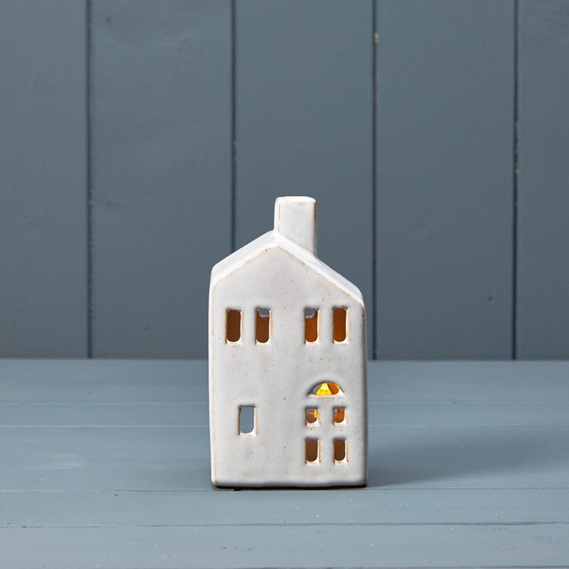 Ceramic House Tealight Holder - Small