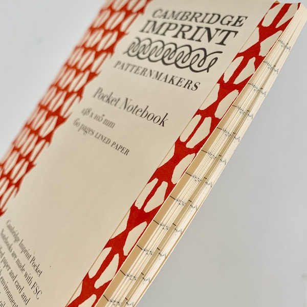 Cambridge Imprint Pocket Notebook - Persephone Yo-Yo Tomato