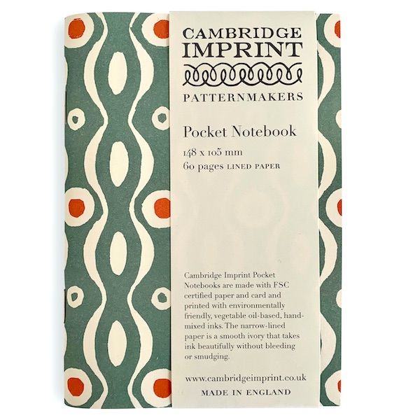 Cambridge Imprint Pocket Notebook - Teal and Orange