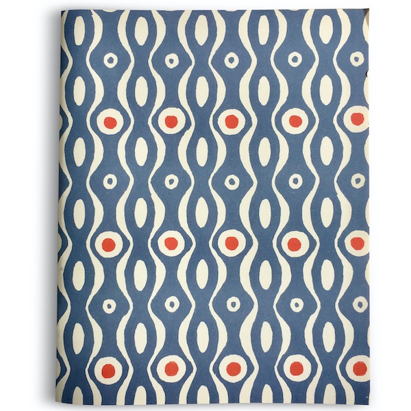 Cambridge Imprint Exercise Book - Persephone Cornflower and Red