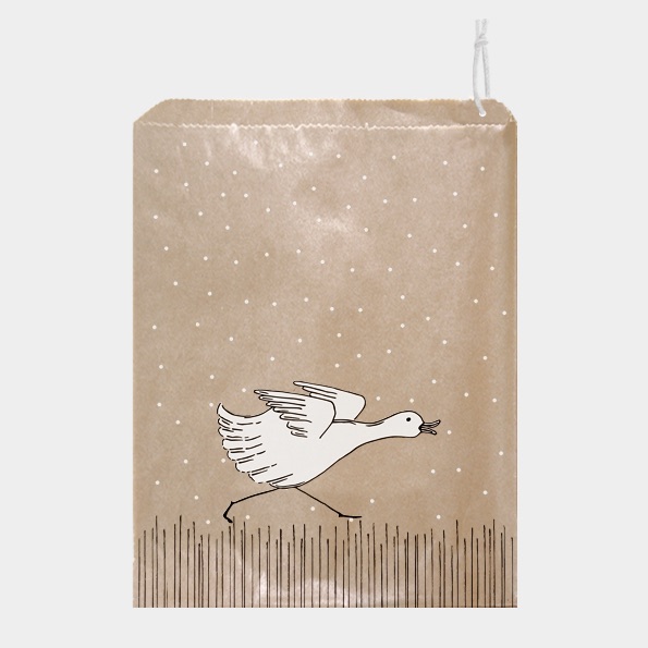 East of India Gift Bags - Running Duck 10 Pieces