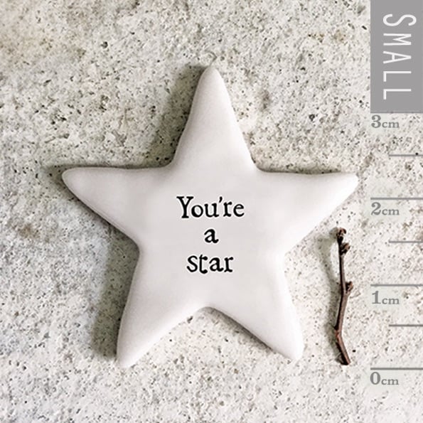 East of India Tiny Star Token  - You're a Star