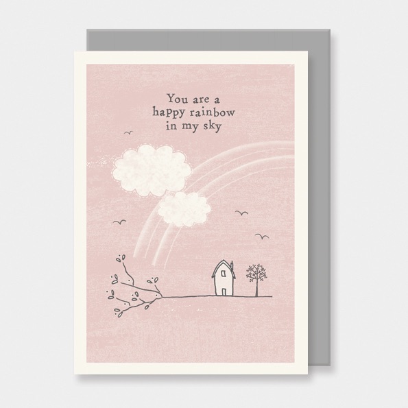East of India Card - You are a Rainbow in my Sky