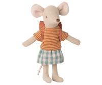 Maileg Tricyle Mouse - Big Sister - Rose Bag
