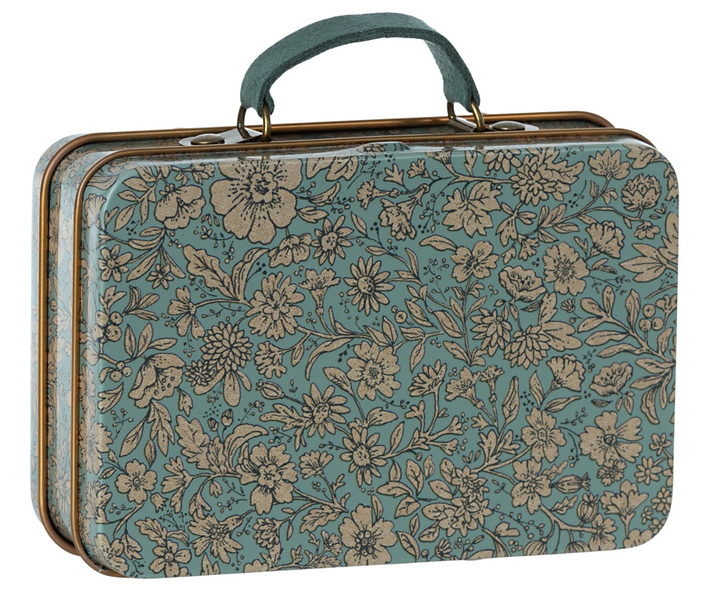 Maileg Travel Suitcase - Blue Blossom PRE ORDER
