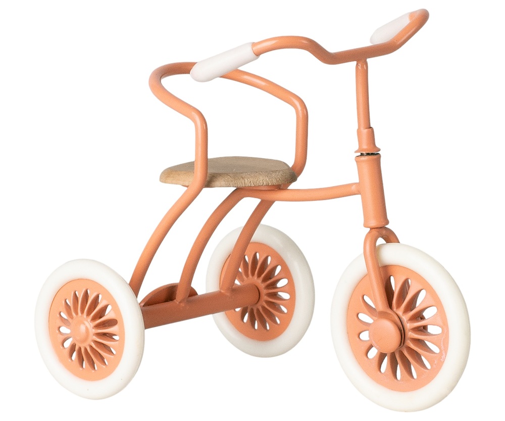 Maileg Abri Tricycle - Coral  LAST ONE