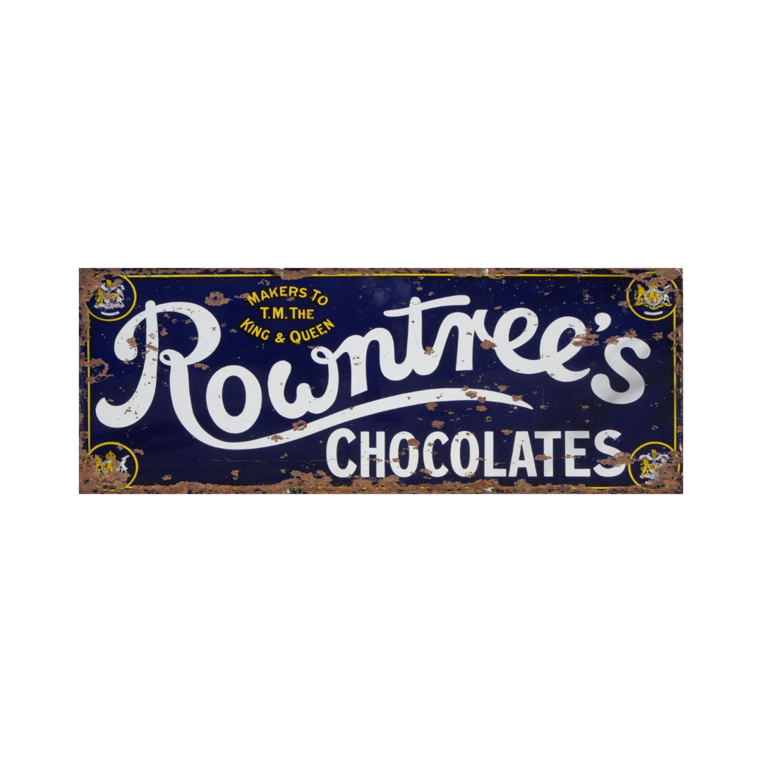 Advertising Sign - Rowntree's Chocolates FREE POSTAGE