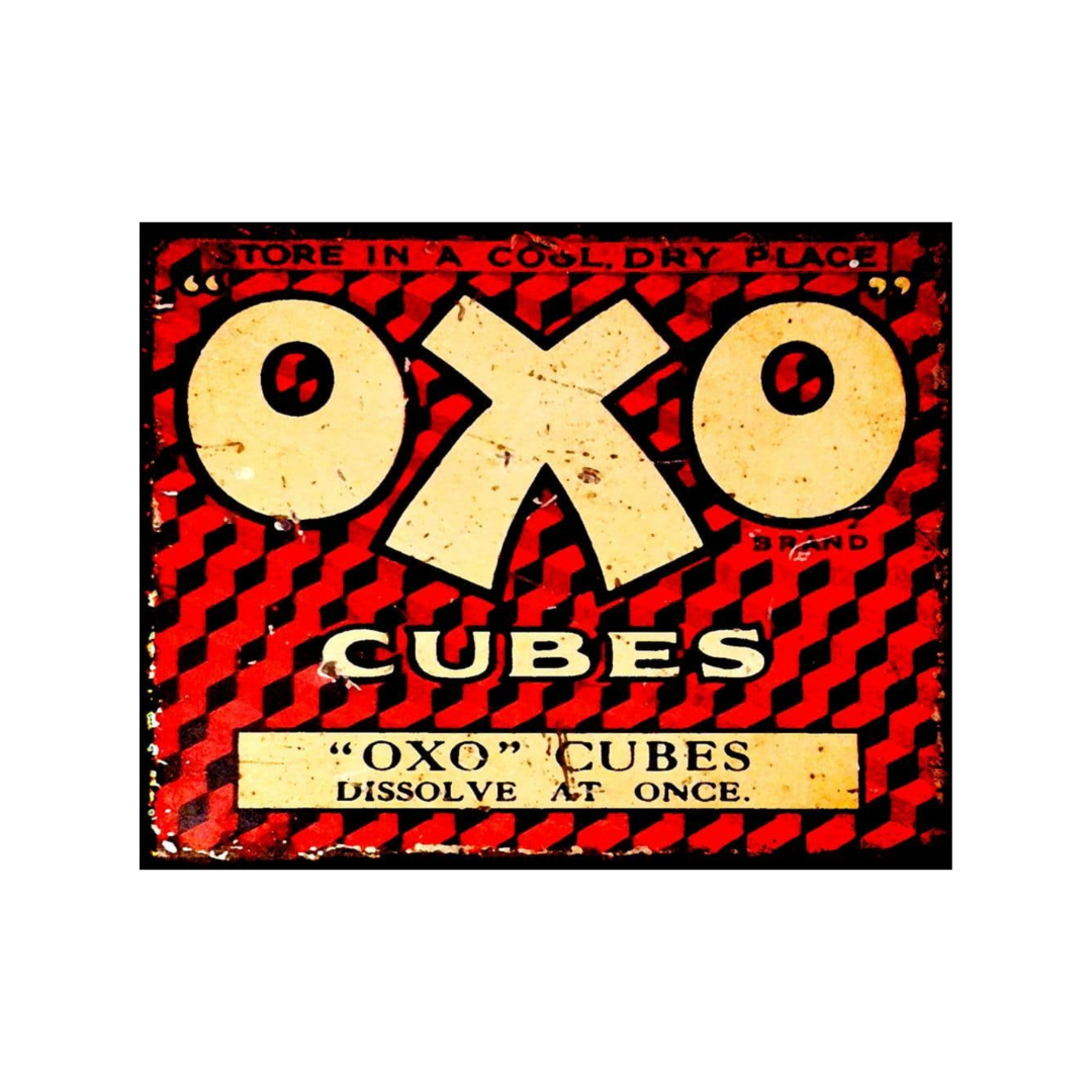 Advertising Sign - OXO Cubes FREE POSTAGE