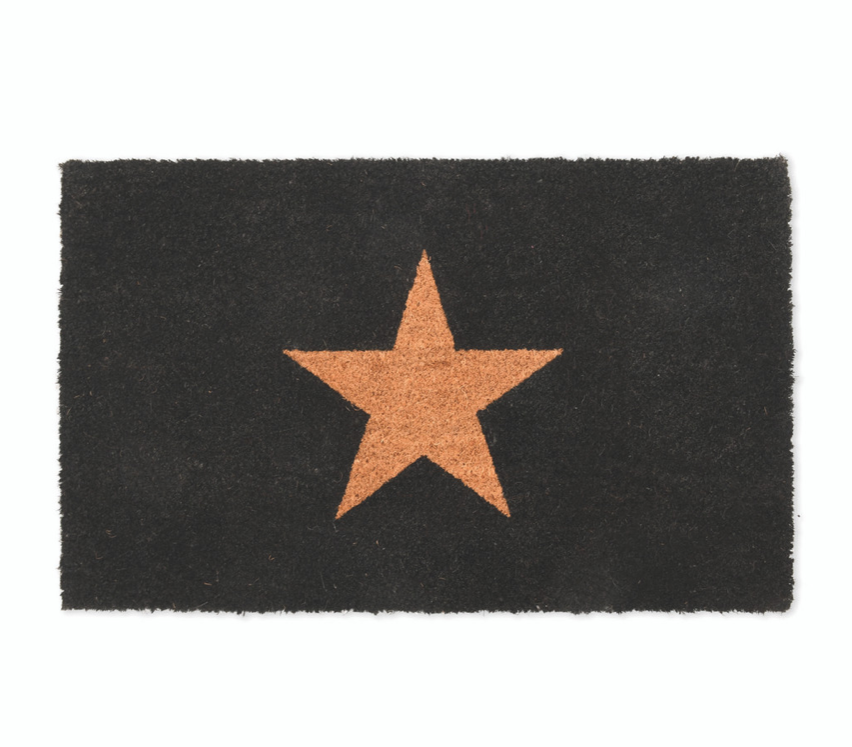 Garden Trading Star Doormat Charcoal - Large