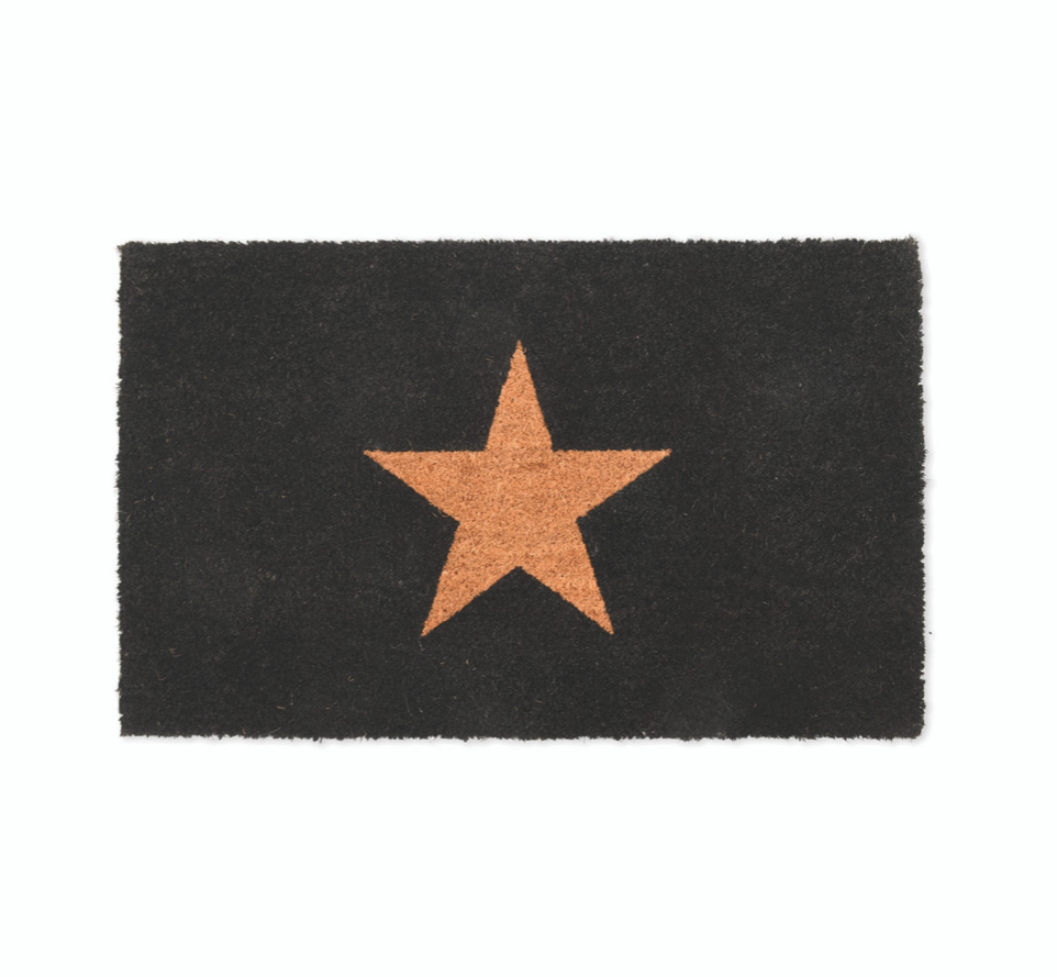 Garden Trading Star Doormat Charcoal - Small
