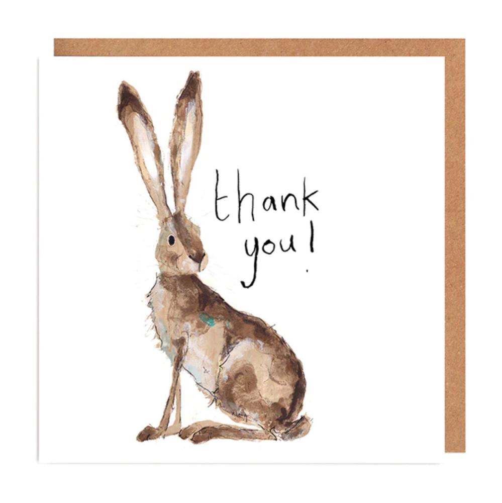 Catherine Rayner Hilary Hare Thank You Greetings Card
