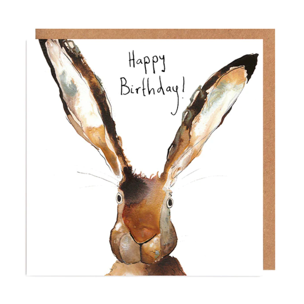 Catherine Rayner Bernard Hare Happy Birthday Greetings Card