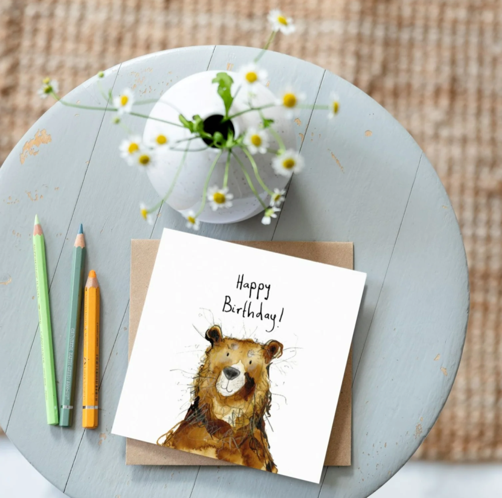 Catherine Rayner Colin The Bear Happy Birthday Greetings Card