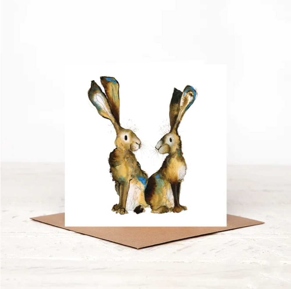 Catherine Rayner Albus and Alba Blank Greetings Card