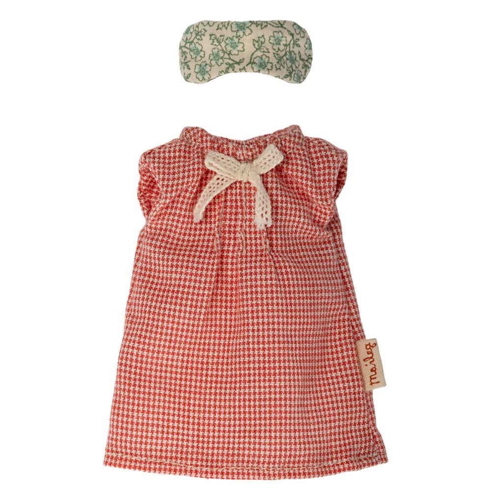 Maileg Nightgown Eye Mask Mouse Outfit