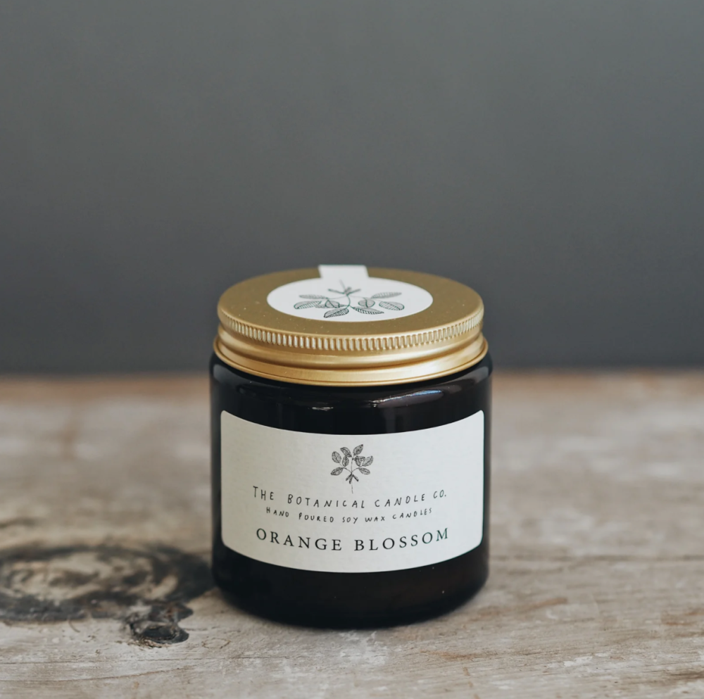 The Botanical Candle Co. Soy Wax Candle - Orange Blossom - Small