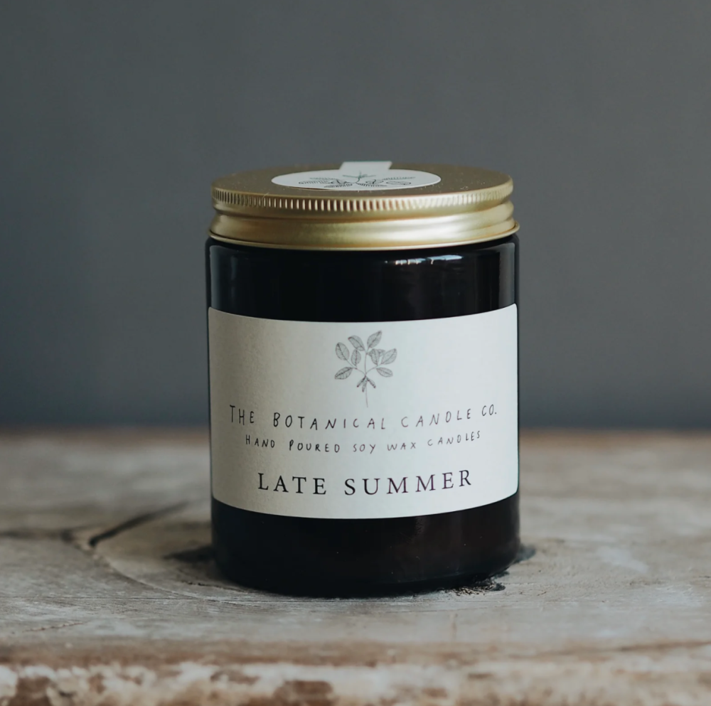 The Botanical Candle Co. Soy Wax Candle - Late Summer - Medium