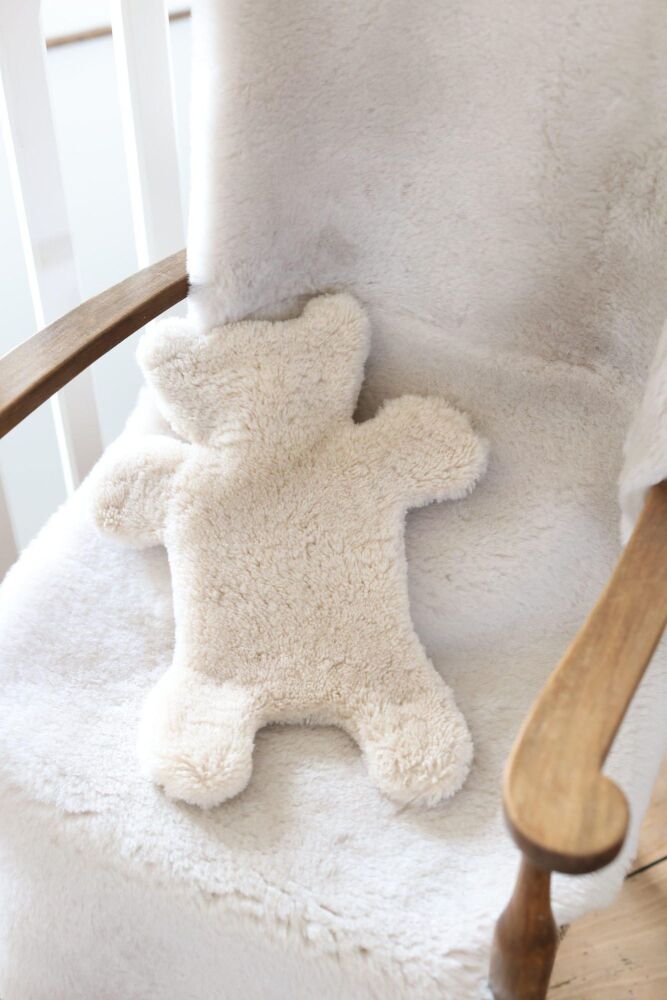 Flat Eric Teddy Hot Water Bottle - Swedish Moonlight 0.8L