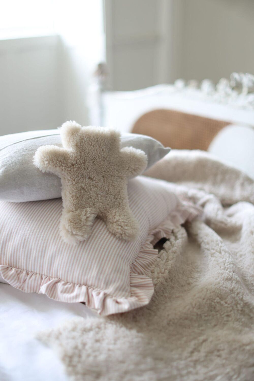 Flat Eric Junior Teddy Hot Water Bottle - Swedish Moonlight