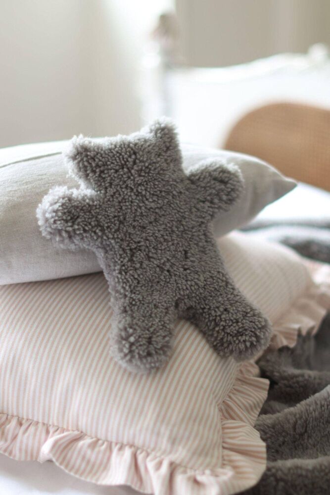 Flat Eric Junior Teddy Hot Water Bottle - Taupe 0.2L