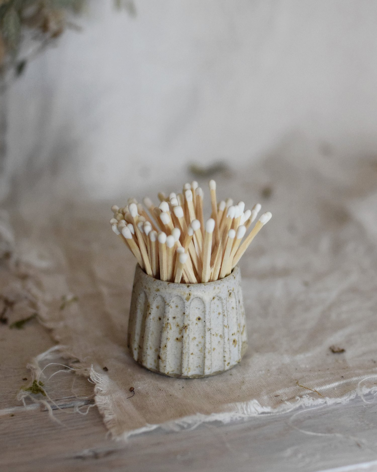 Twinn Pottery Match Stick Pot