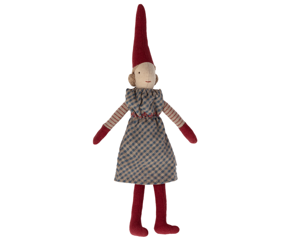Maileg Christmas Climbing Pixy Girl Magnetic Hands - Size 1