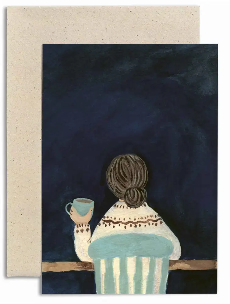 Gemma Koomen Greeting Card - Time to Think