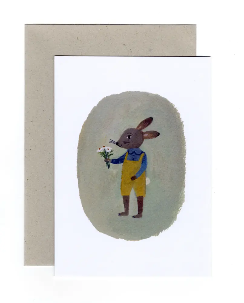 Gemma Koomen Greeting Card - Bringer of Flowers
