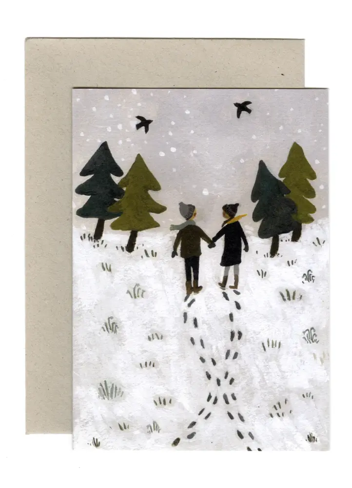 Gemma Koomen Greeting Card - Footprints