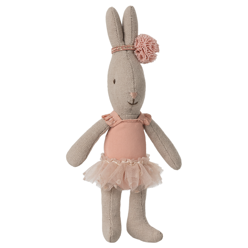 Maileg Micro Rabbit - Rose Ballet Suit and Skirt