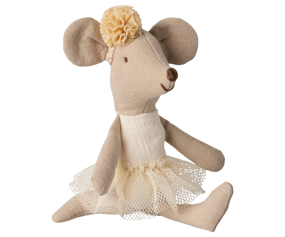 Maileg Off White Ballerina Mouse - Little Sister