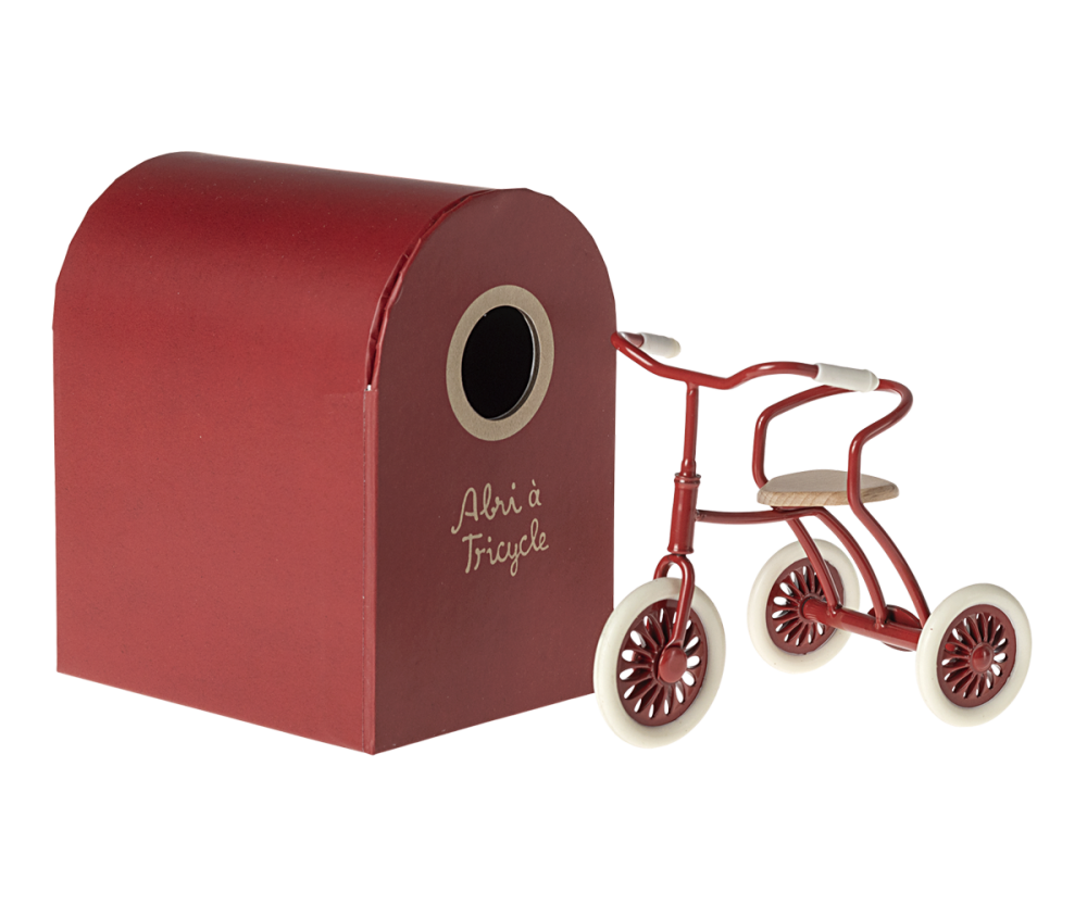 Maileg Abri A Tricycle - Red