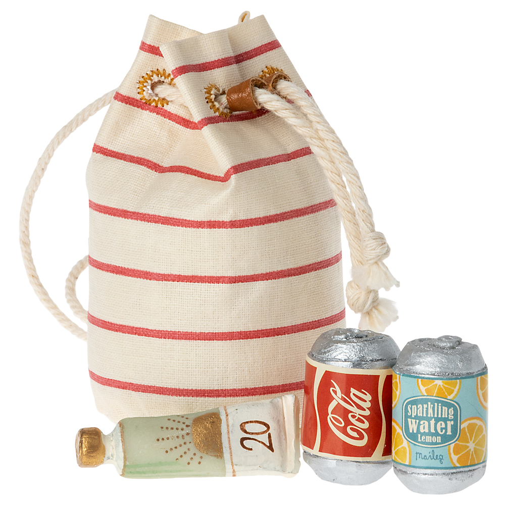 Maileg Mouse Bag with Beach Essentials