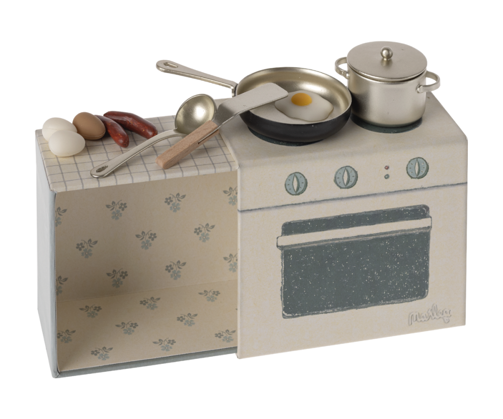 Maileg Cooking Set, Mouse