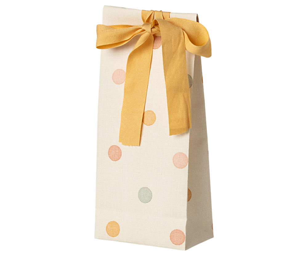 Maileg Gift Bag, Multi Dots - Micro - 5 pieces