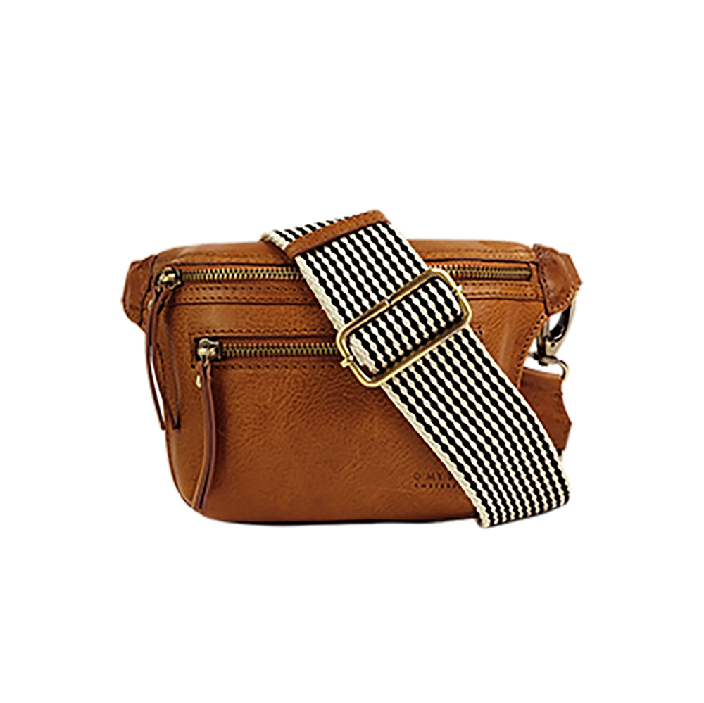 O My Bag Amsterdam Beck's Bum Bag - Cognac Stromboli Leather