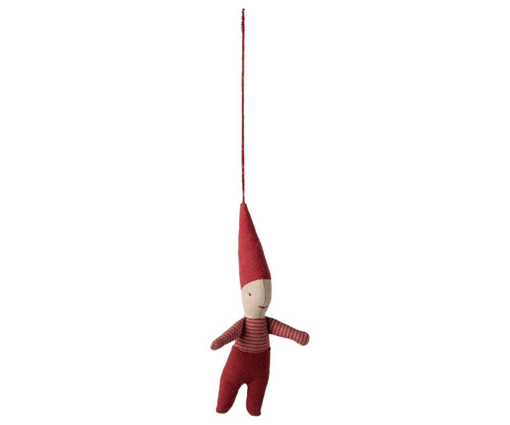 Maileg Mini Christmas Pixy Boy Hanging Ornament
