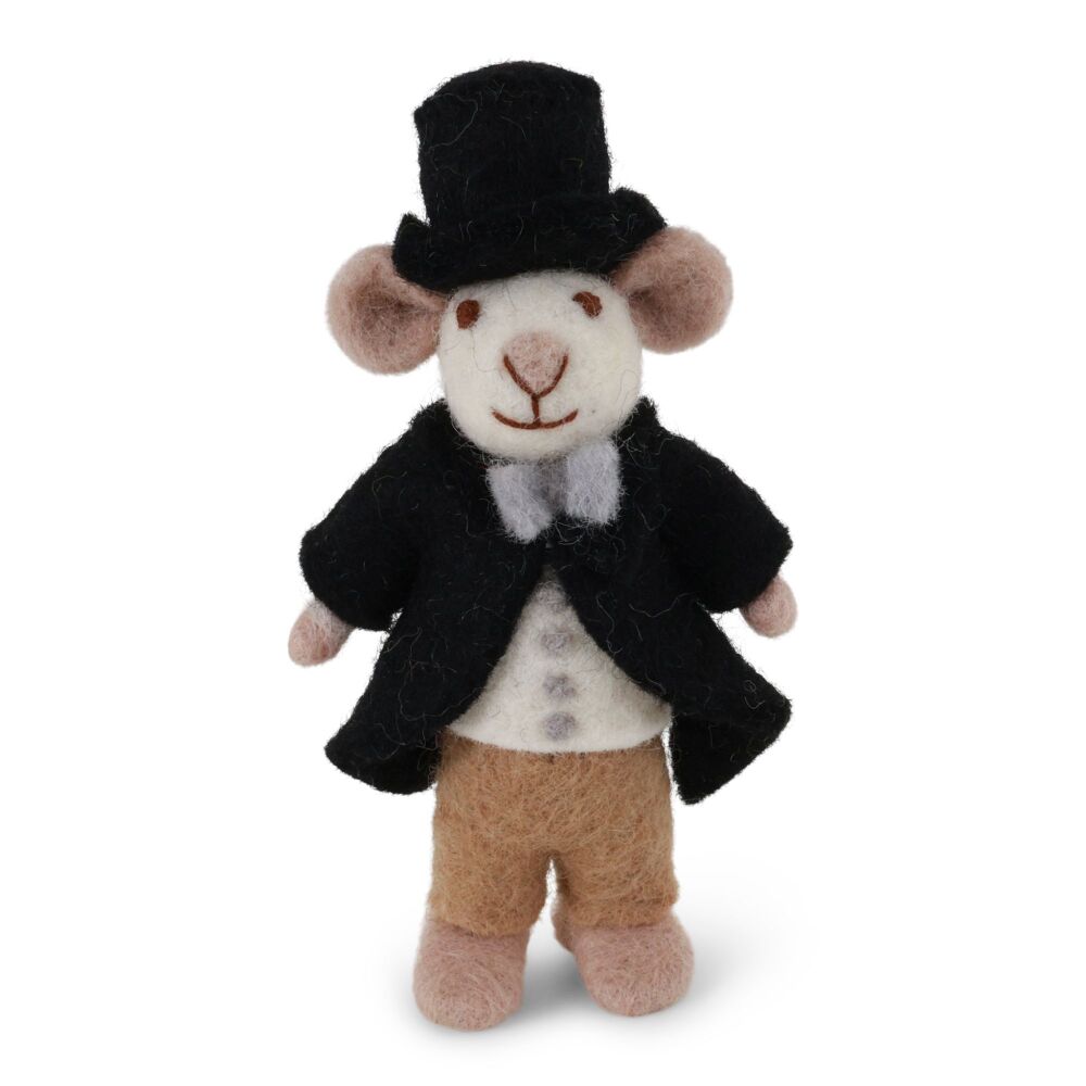 Gry & Sif Small White Mouse - Groom