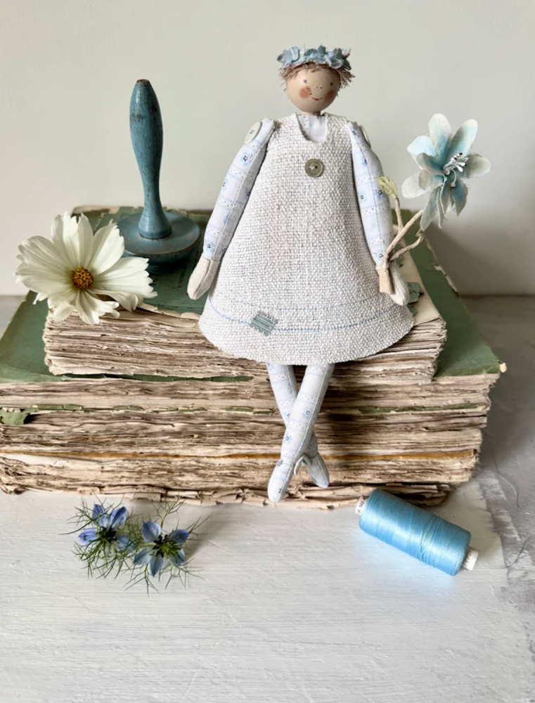 Bea Hand Made Doll - Blue