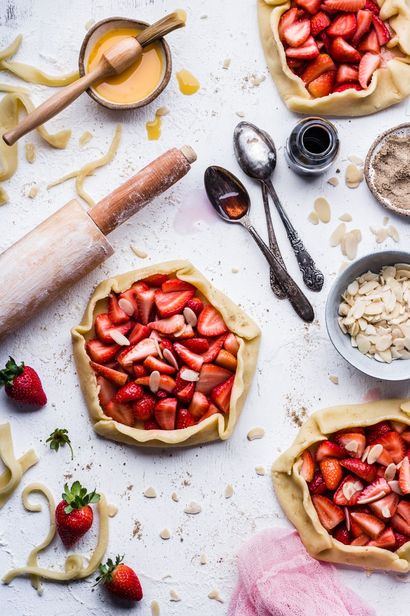 Strawberry and Almond Galette