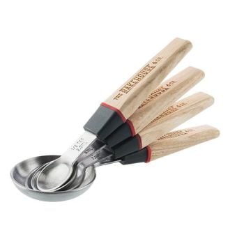 Bakehouse & Co Stainless Steel 4 Piece Measuring Spoon Set