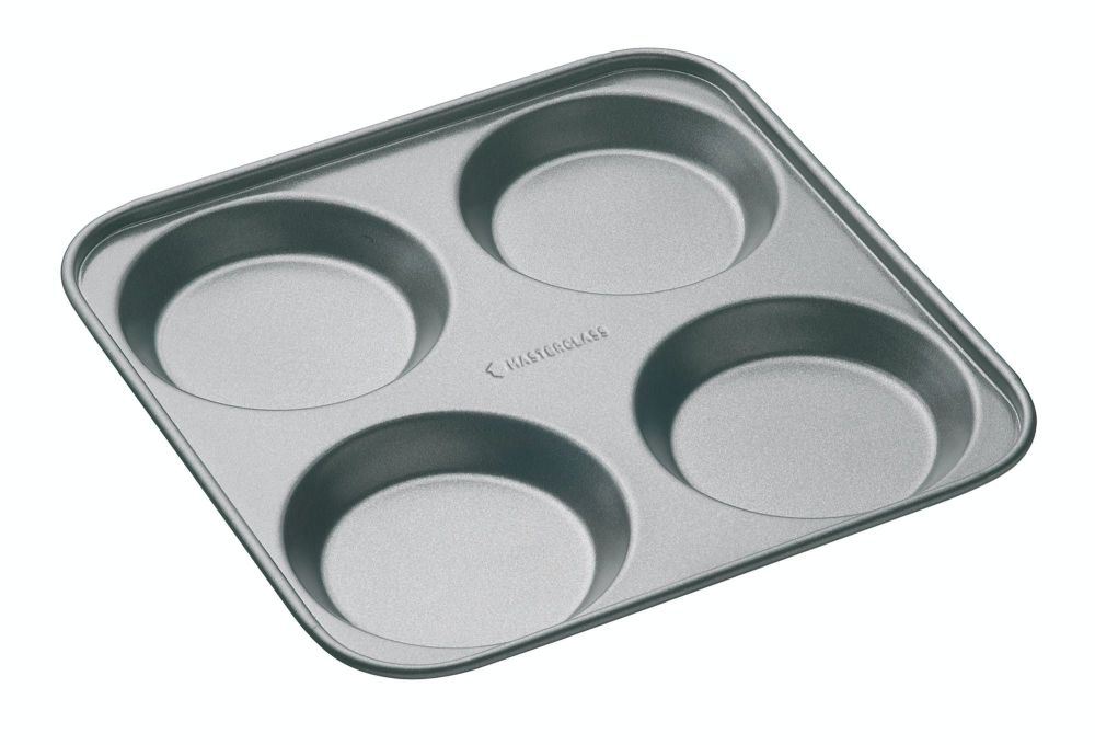 KitchenCraft MasterClass Non-Stick 4 Hole Yorkshire Pudding Pan