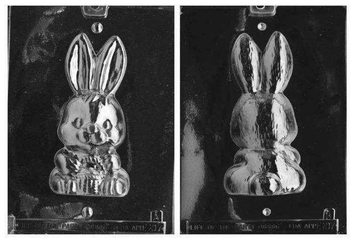 3D Bunny with Easter Basket Chocolate Mould