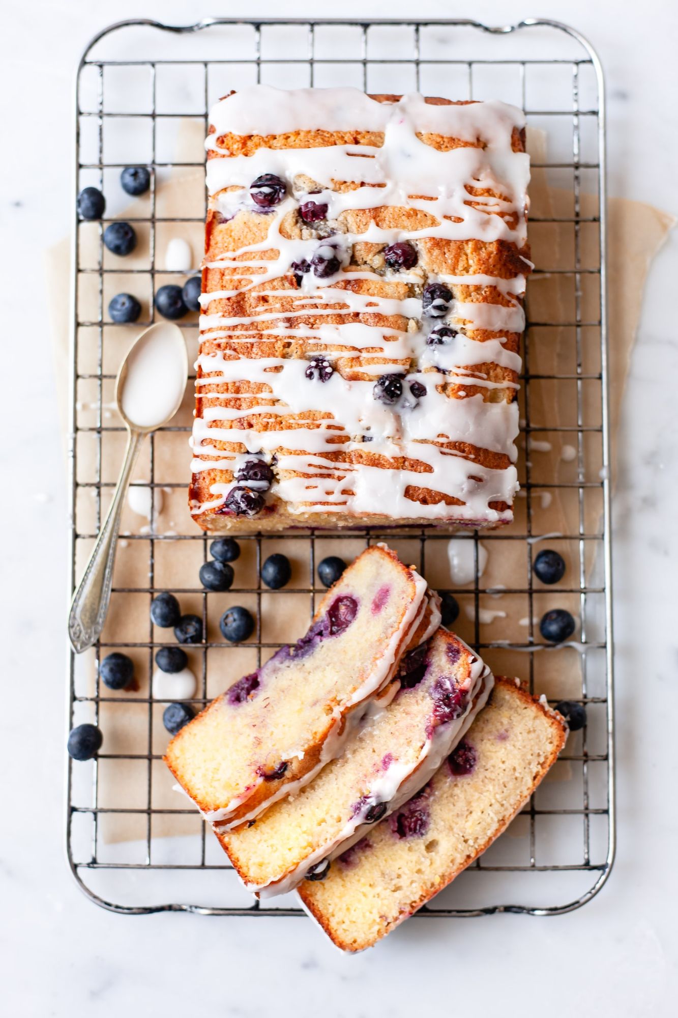 Blueberry and Lemon Loaf Cake