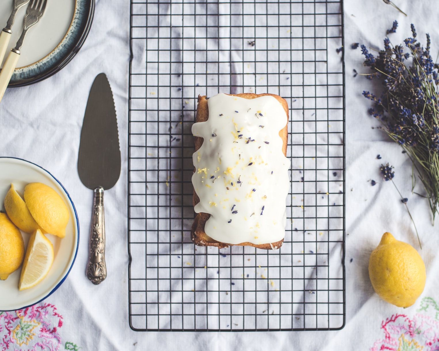 Lavender and Lemon Loaf Cake