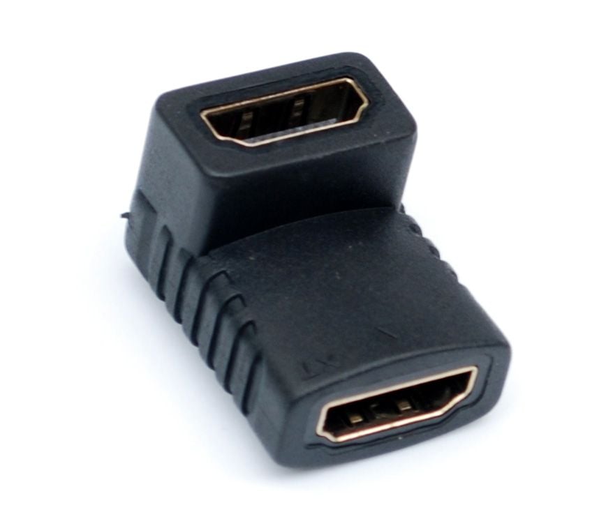 HDMI-FF 90 degree connector adapter