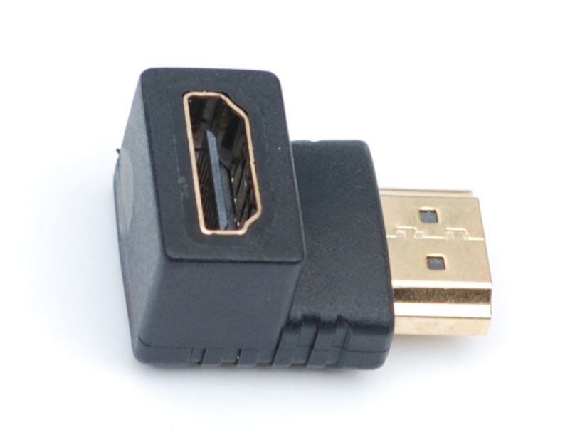 HDMI male to female 90 degrees connector