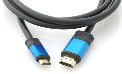 mini HDMI to HDMI cable 1.5 m (3 feet) 
