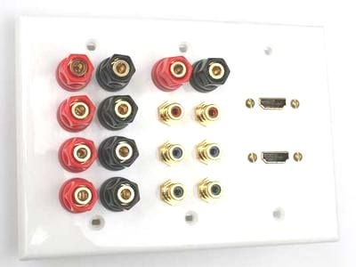 3g HDMI speakers component wall plate